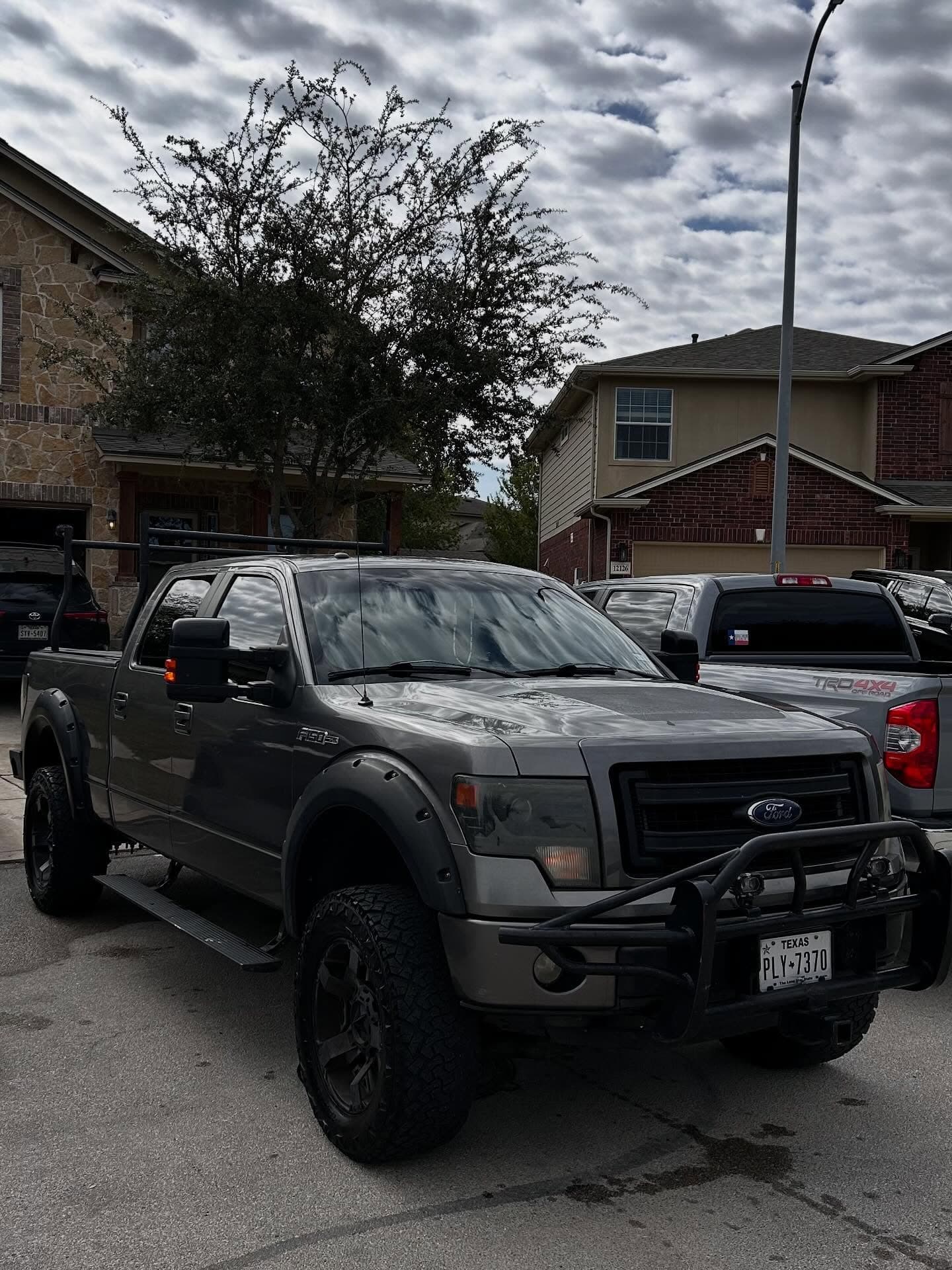 Lifted Ford F-150 after exterior detailing