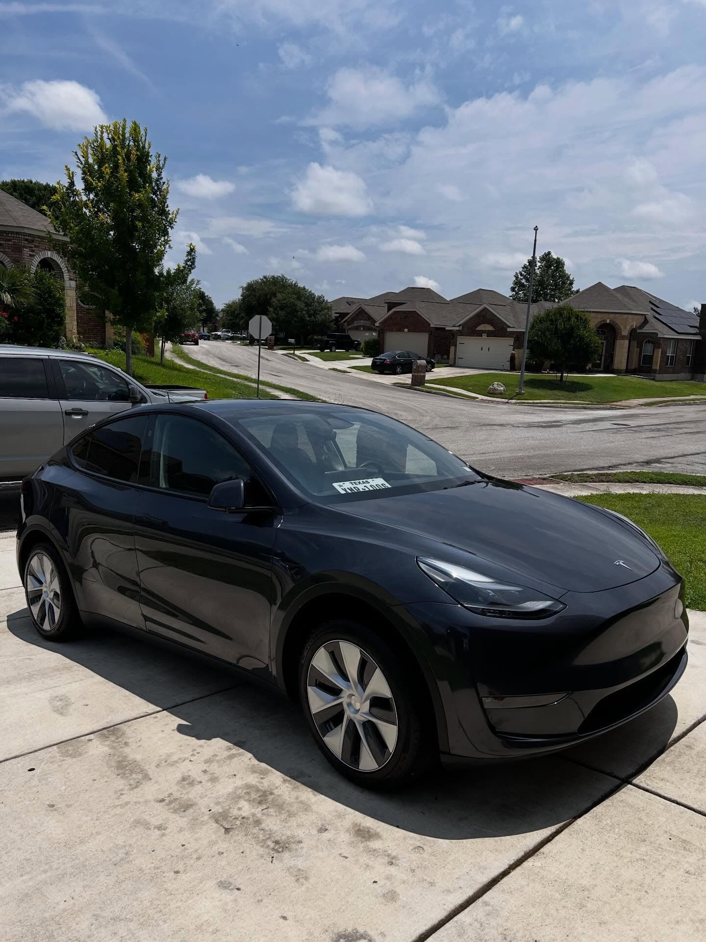 Tesla Model Y after exterior detailing